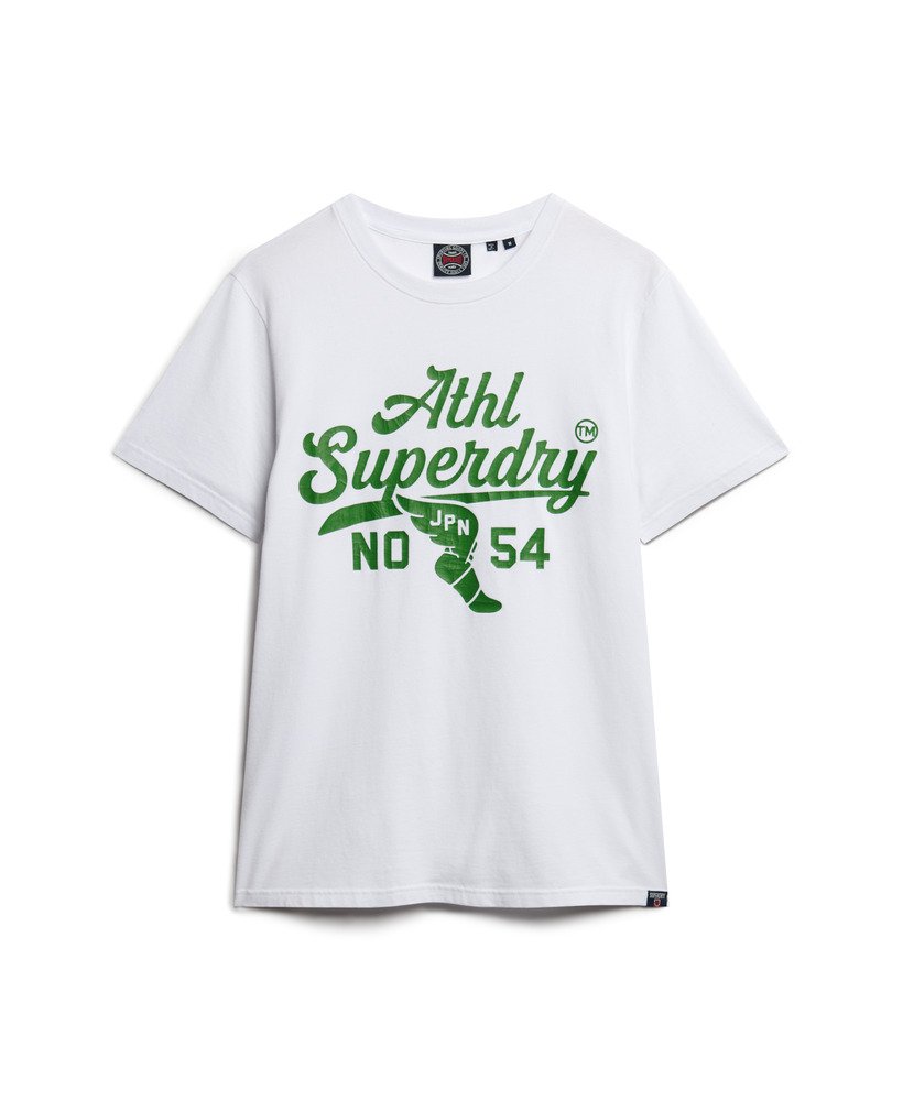 陸上競技グラフィックtシャツ(optic)