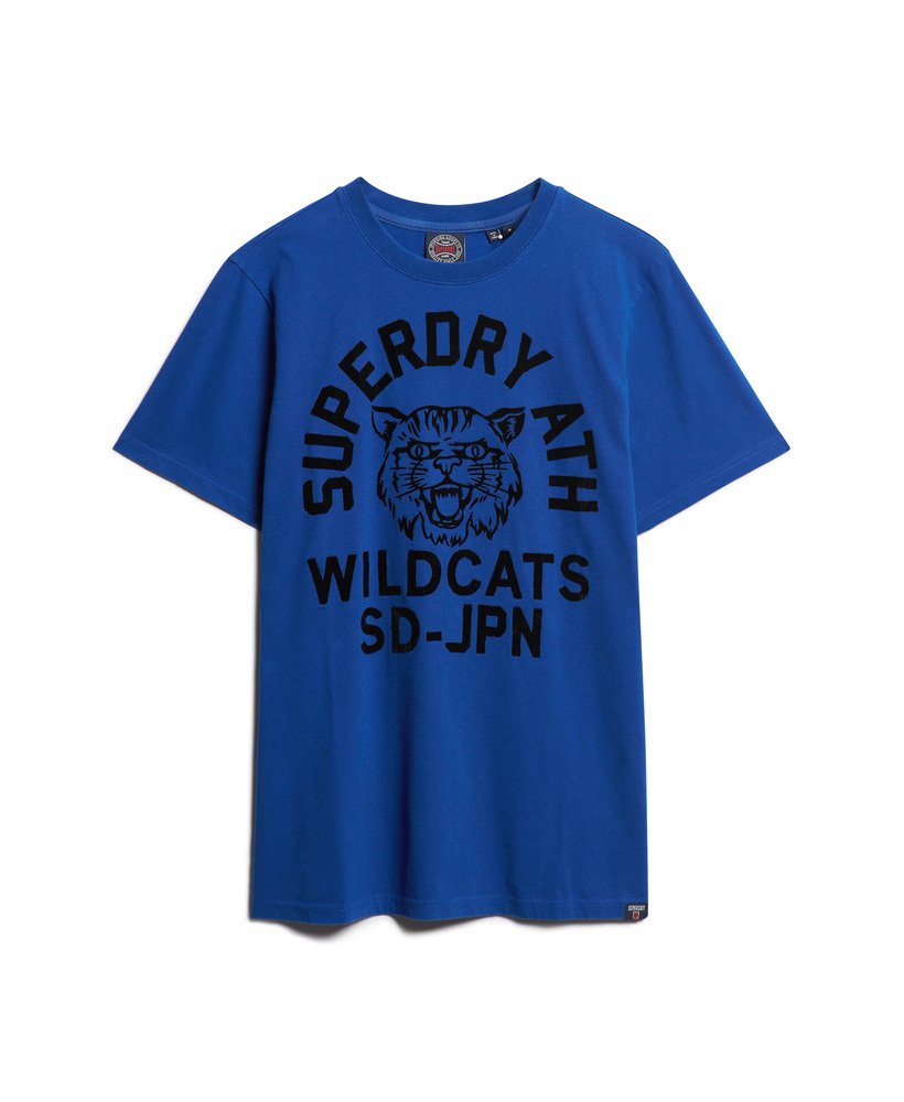 陸上競技用グラフィックtシャツ(リーガルブルー)