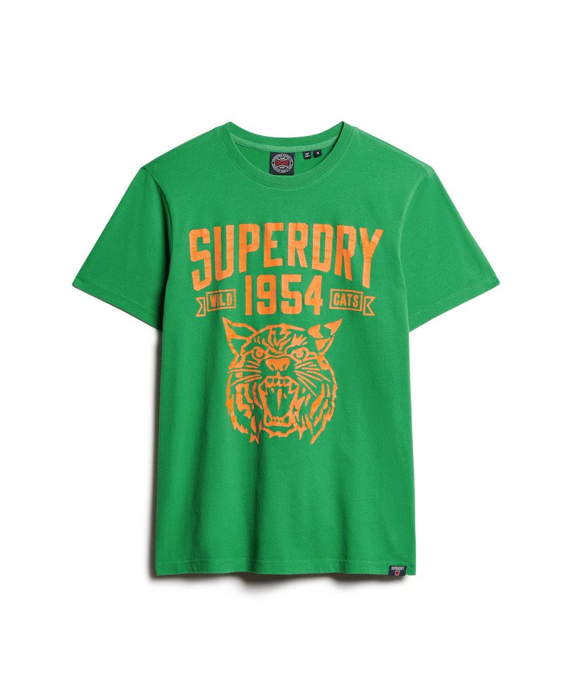 陸上競技用グラフィックtシャツ(オレゴングリーン)