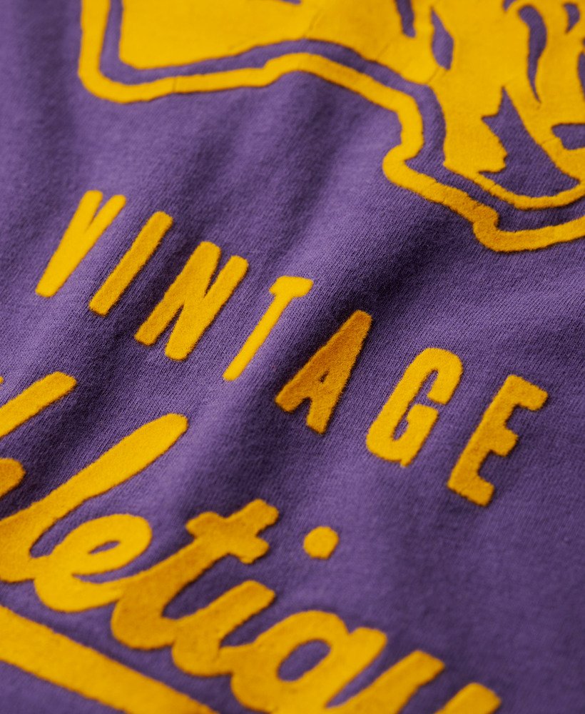 陸上競技グラフィックtシャツ(lex purple)