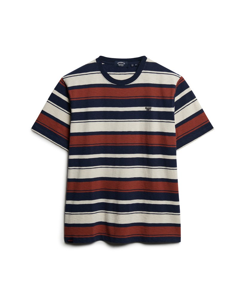 リラックスストライプtシャツ(ネイビーストライプ)