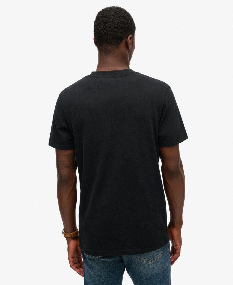 ヴィンテージ ロゴ デュオ tシャツ(ジェットブラック)