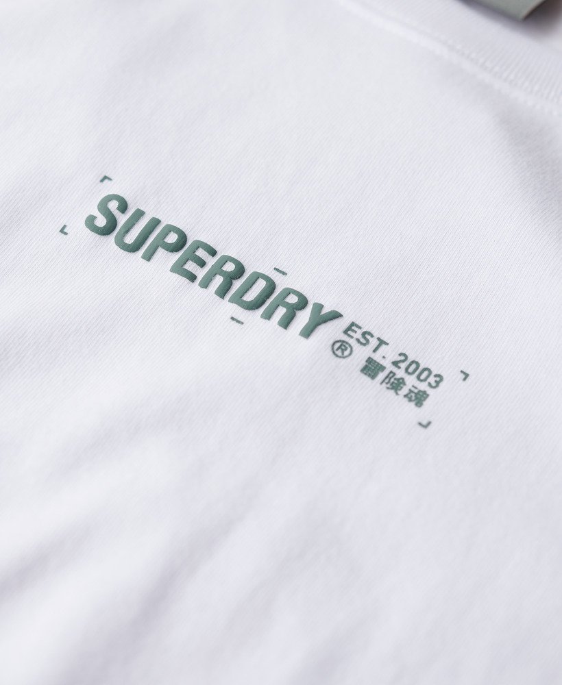 ユーティリティ スポーツ ロゴ ルーズフィット tシャツ(ブリリアントホワイト)