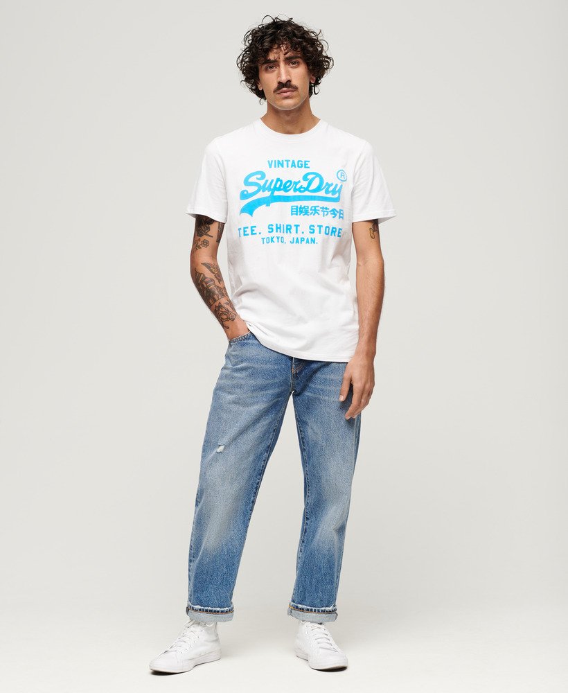 ネオンヴィンテージロゴtシャツ(optic)