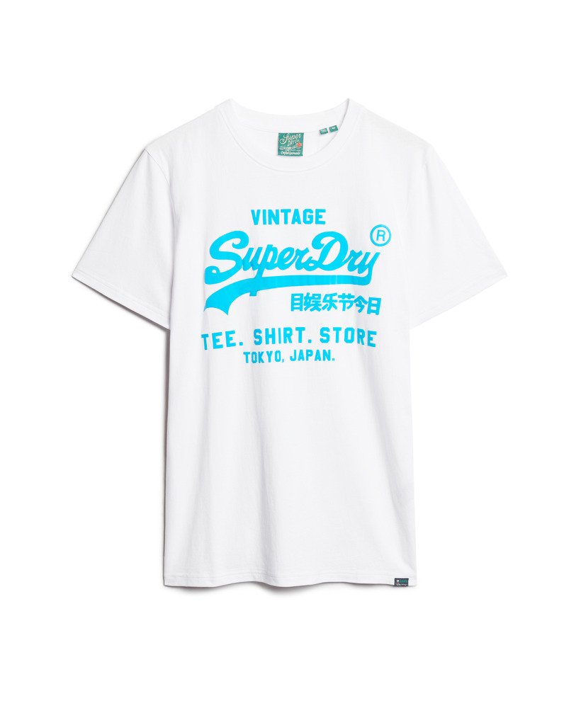ネオンヴィンテージロゴtシャツ(optic)