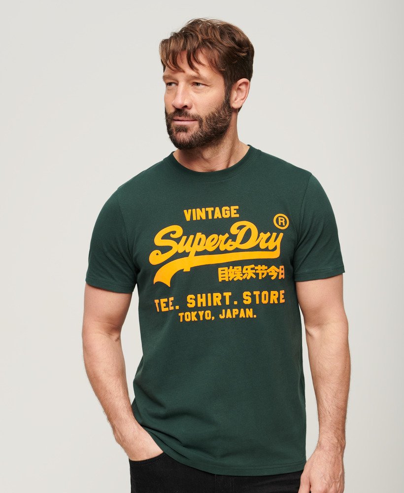 ネオンヴィンテージロゴtシャツ(エナメルグリーン)