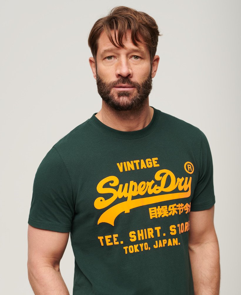 ネオンヴィンテージロゴtシャツ(エナメルグリーン)