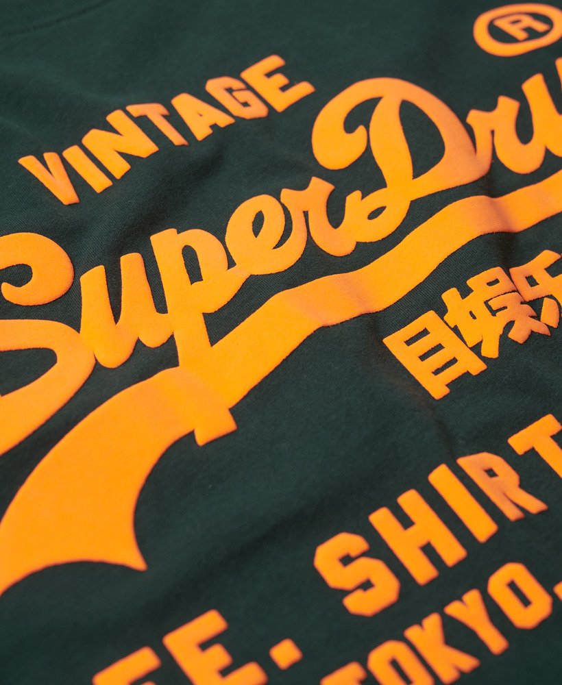 ネオンヴィンテージロゴtシャツ(エナメルグリーン)