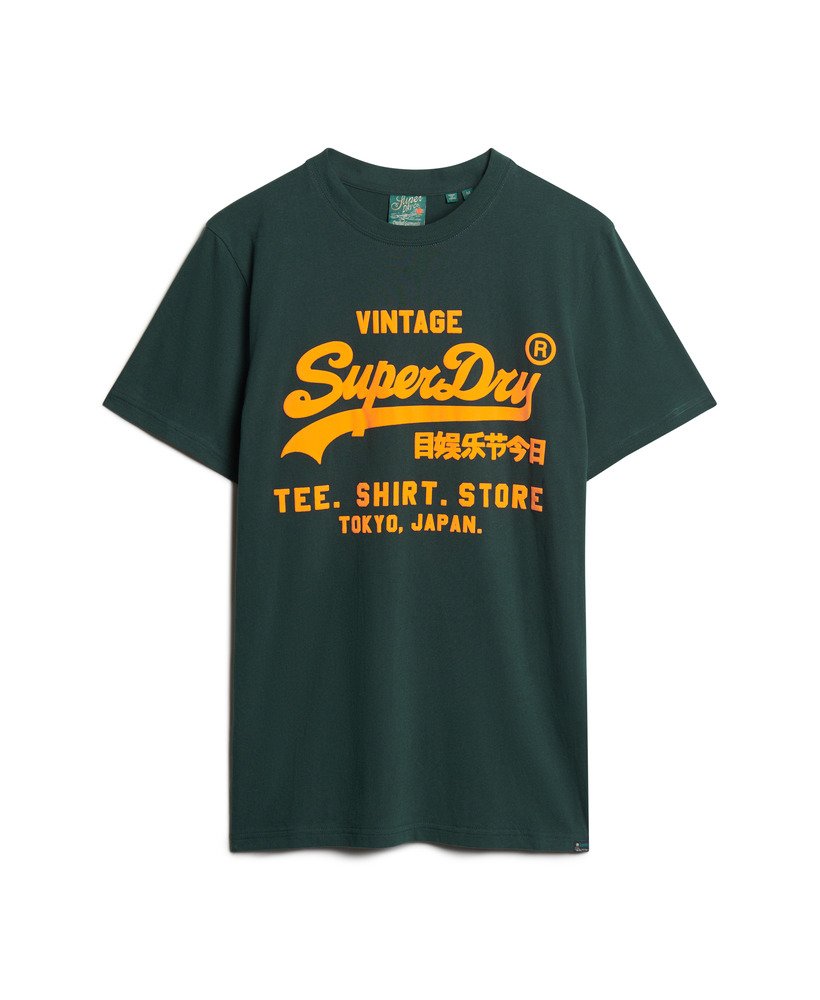 ネオンヴィンテージロゴtシャツ(エナメルグリーン)