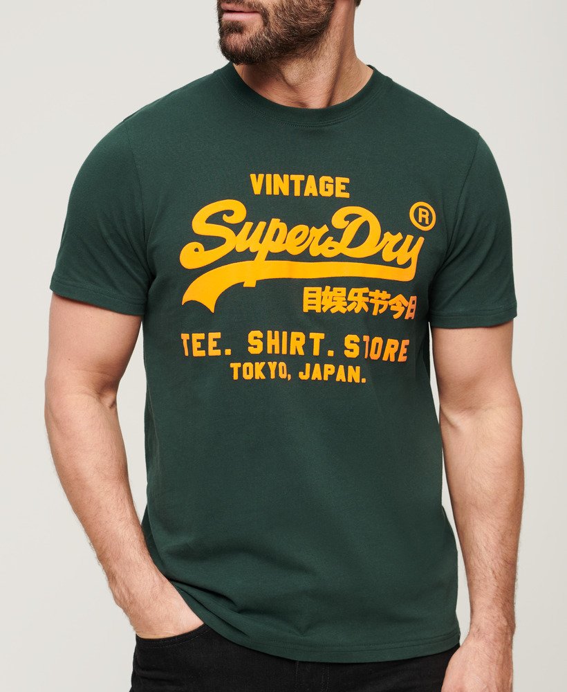 ネオンヴィンテージロゴtシャツ(エナメルグリーン)