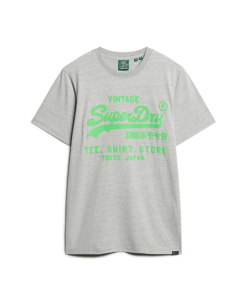 ネオンヴィンテージロゴtシャツ(アスレチックグレーマール)