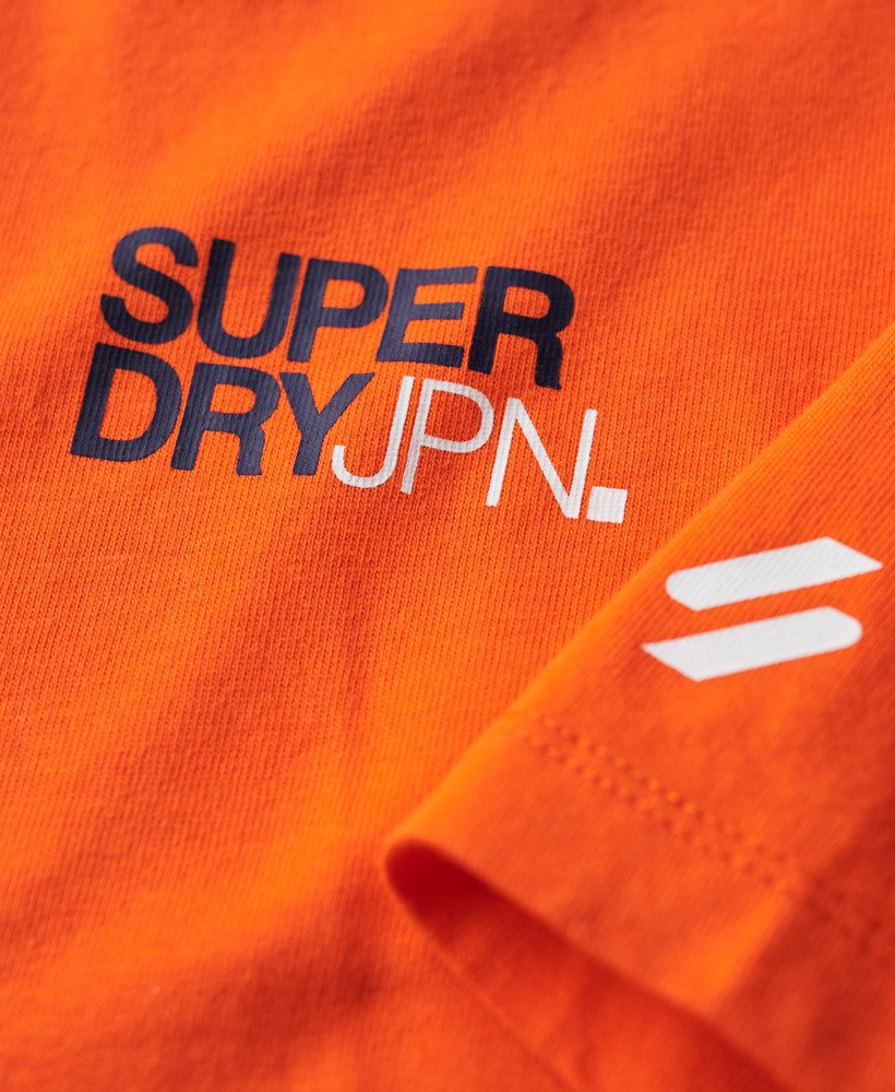 スポーツウェア ロゴ ルーズtシャツ(フレイムオレンジ)
