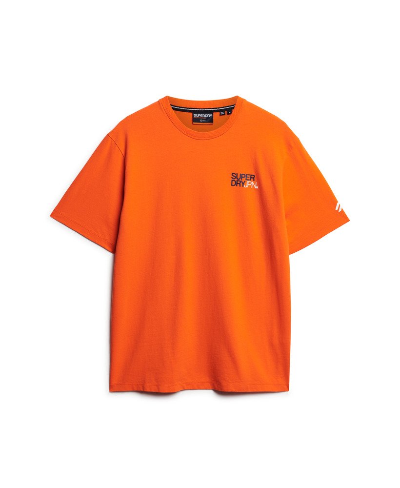 スポーツウェア ロゴ ルーズtシャツ(フレイムオレンジ)