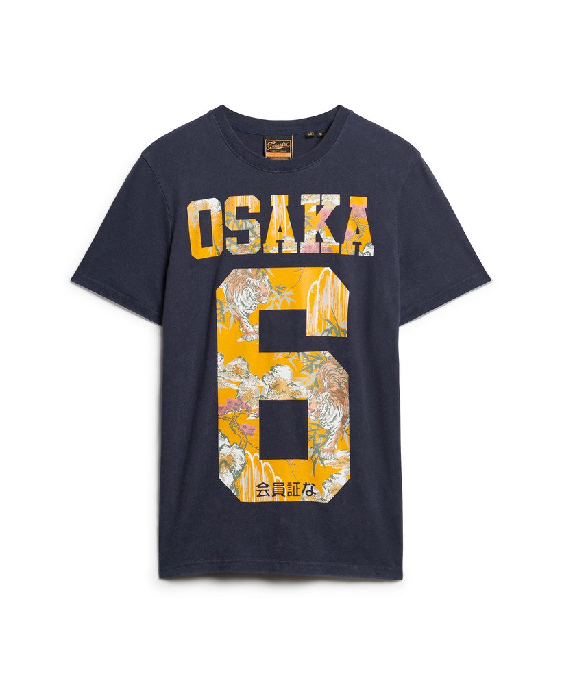 大阪6 ジャパニーズ インフィル tシャツ(フレンチネイビー)