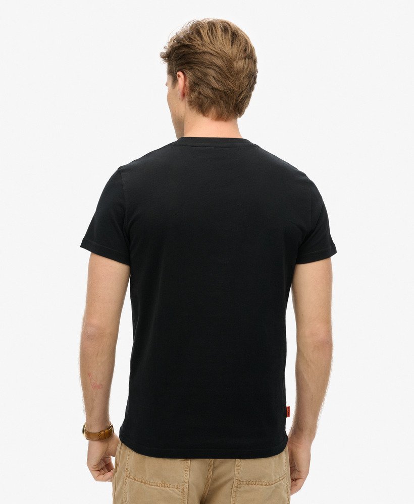 オーガニックコットン エッセンシャル ロゴ tシャツ(ブラックブラック)