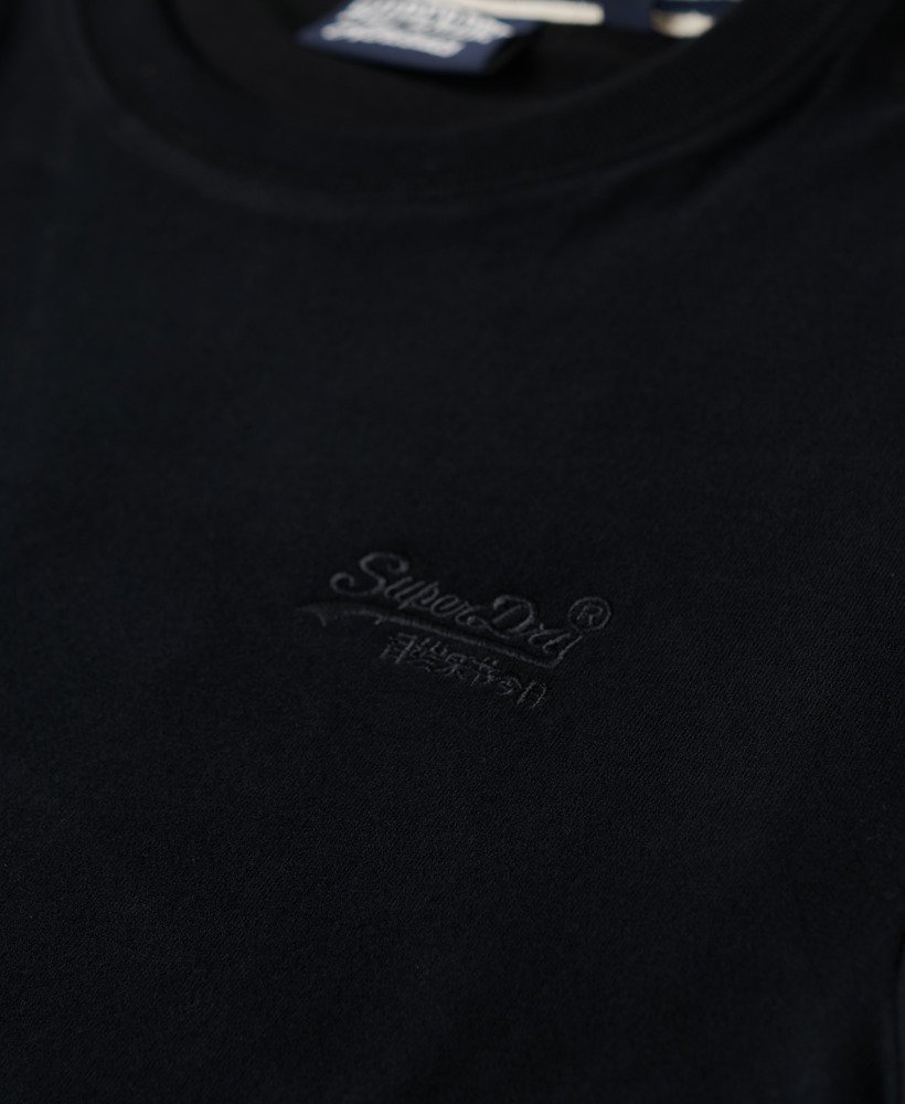 オーガニックコットン エッセンシャル ロゴ tシャツ(ブラックブラック)
