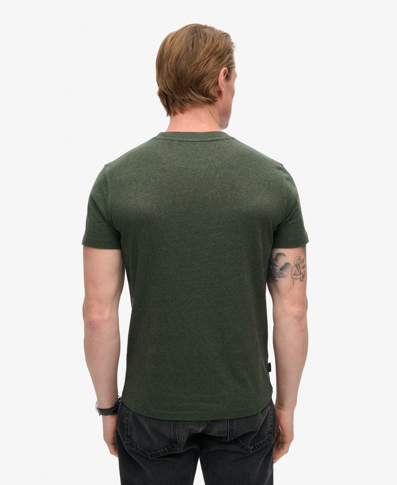 オーガニックコットン エッセンシャル ロゴ tシャツ(ディープフォレストグリーンマーブル)