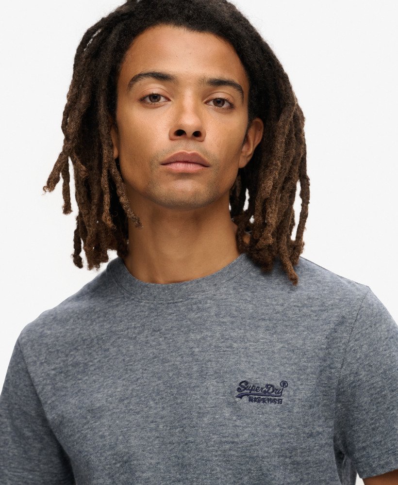 オーガニックコットン エッセンシャル ロゴ tシャツ(エクリプス ネイビーグレー マール フィーダー)