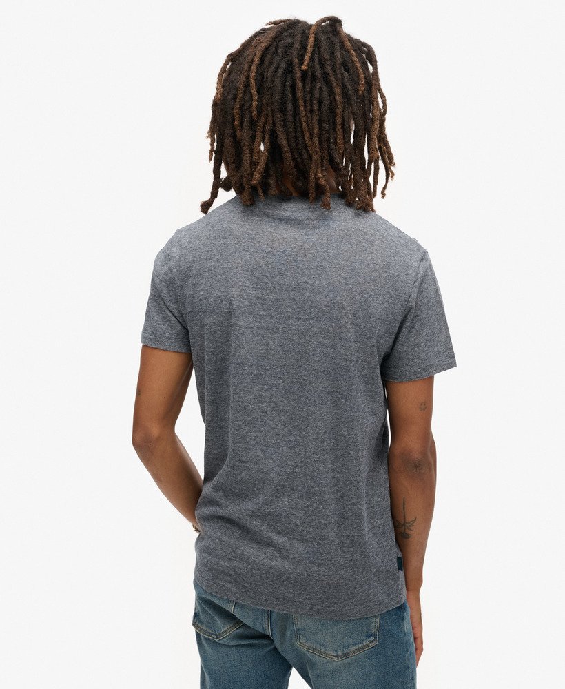 オーガニックコットン エッセンシャル ロゴ tシャツ(エクリプス ネイビーグレー マール フィーダー)