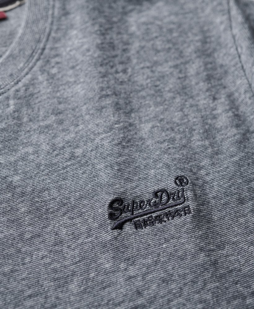 オーガニックコットン エッセンシャル ロゴ tシャツ(エクリプス ネイビーグレー マール フィーダー)