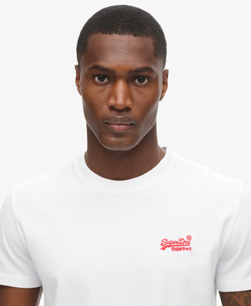 オーガニックコットン エッセンシャル ロゴ tシャツ(オプティックハザードオレンジ)
