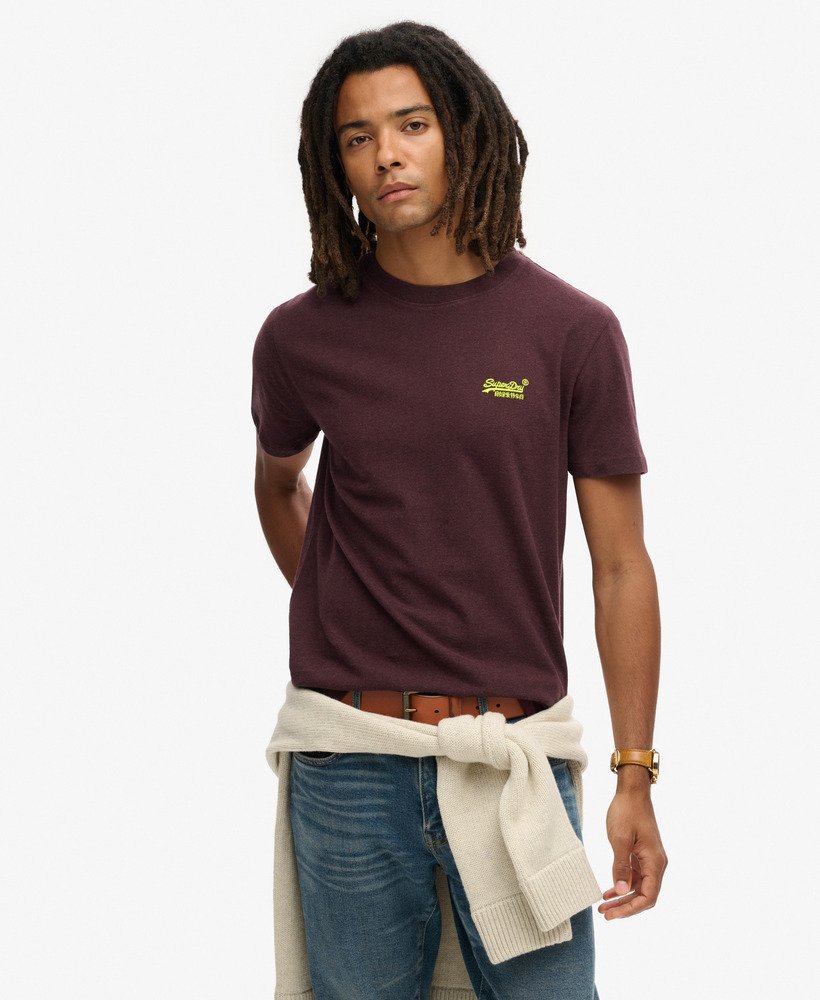 オーガニックコットン エッセンシャル ロゴ tシャツ(タウンティポートマール蛍光イエロー)