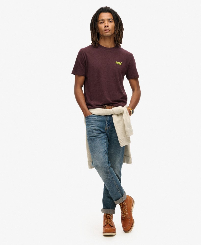 オーガニックコットン エッセンシャル ロゴ tシャツ(タウンティポートマール蛍光イエロー)