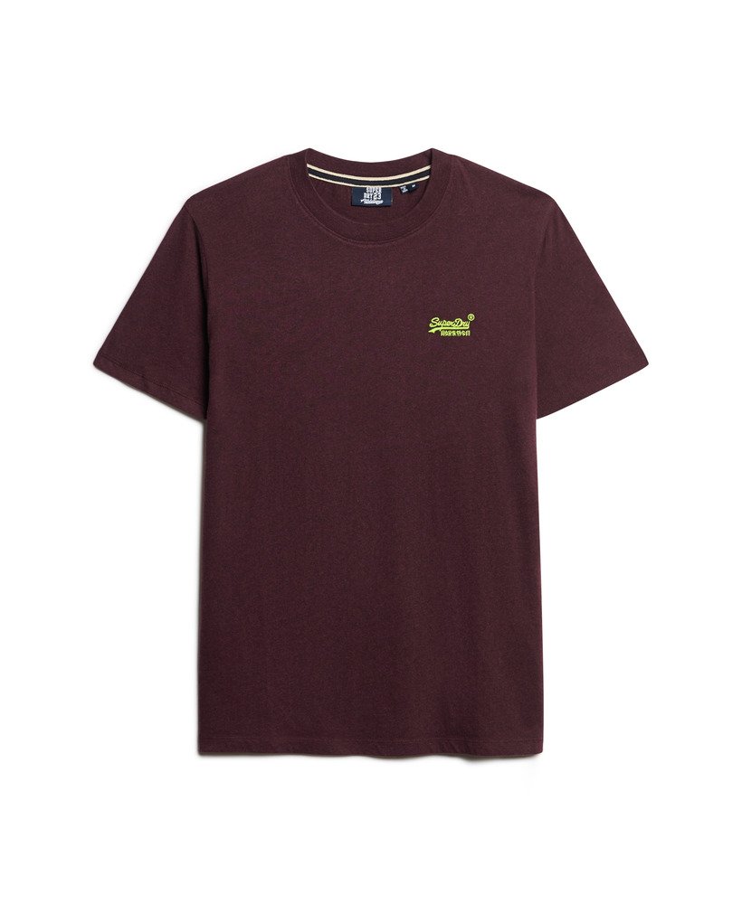 オーガニックコットン エッセンシャル ロゴ tシャツ(タウンティポートマール蛍光イエロー)