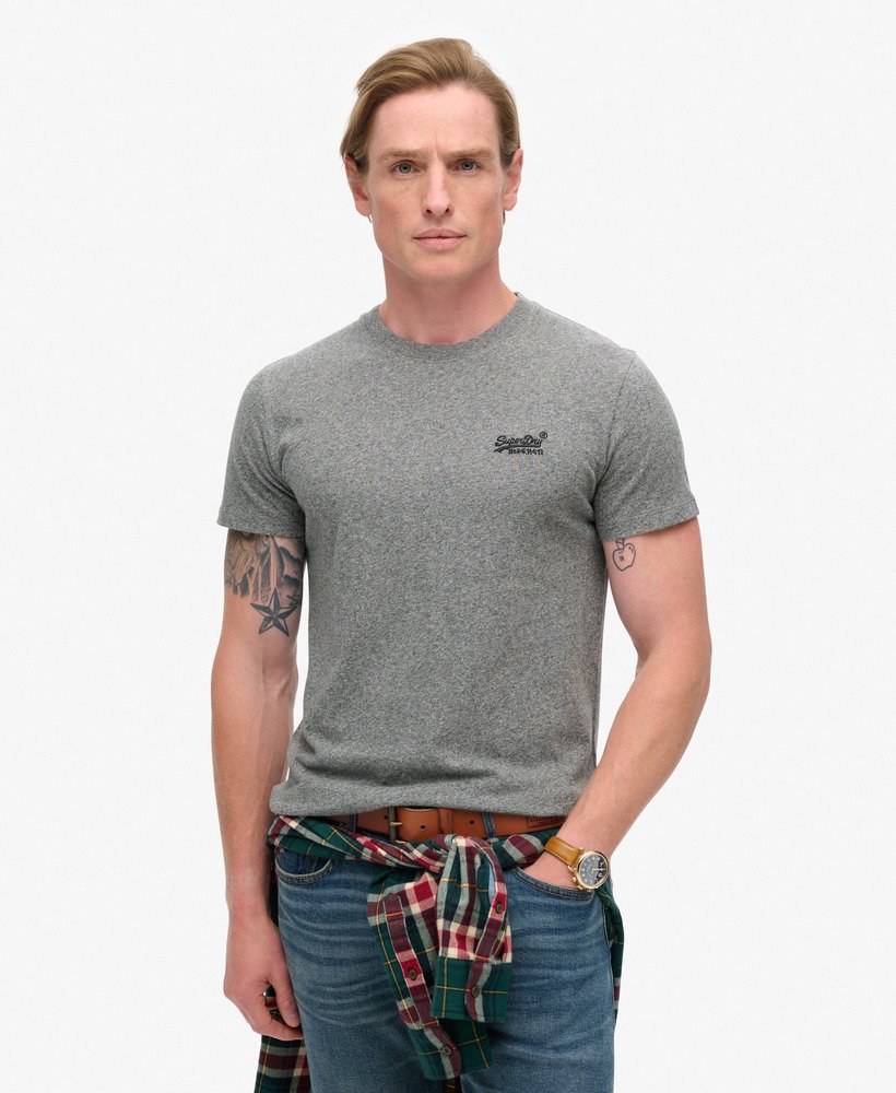 オーガニックコットン エッセンシャル ロゴ tシャツ(ボルカニックブラックグリット)