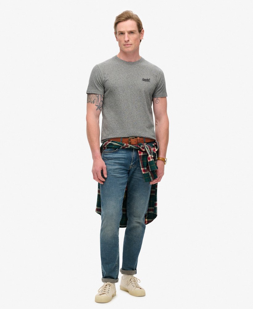 オーガニックコットン エッセンシャル ロゴ tシャツ(ボルカニックブラックグリット)