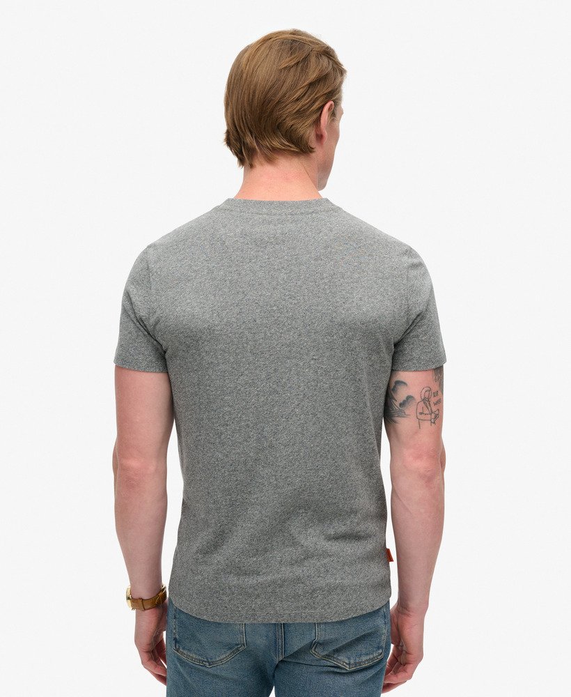 オーガニックコットン エッセンシャル ロゴ tシャツ(ボルカニックブラックグリット)