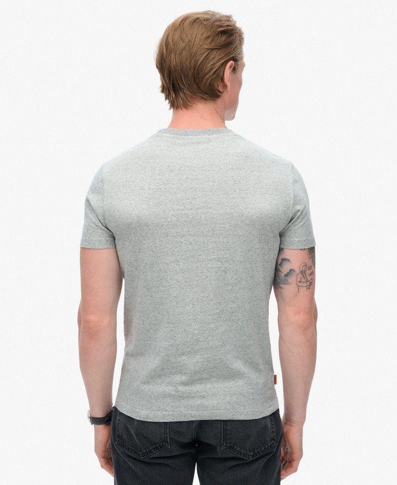 オーガニックコットン エッセンシャル ロゴ tシャツ(ライトグレー) グリンドルフィーダー