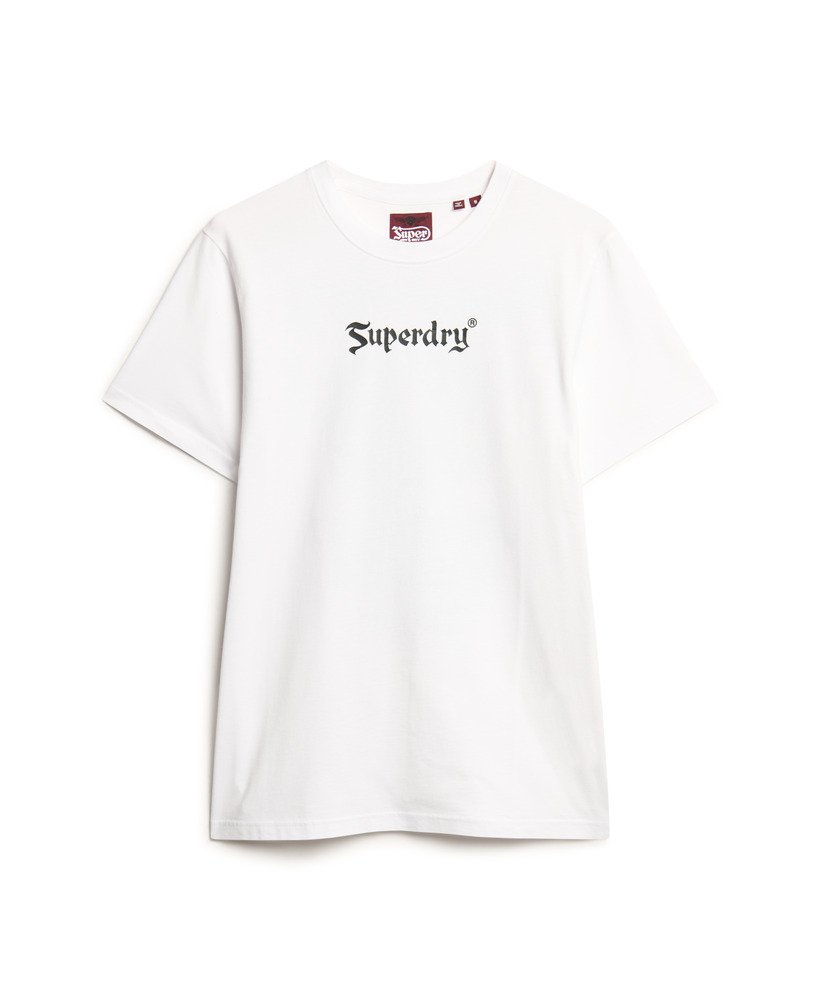 レトロロックグラフィックtシャツ(optic)