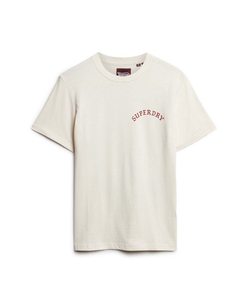 タトゥーグラフィックtシャツ(クリーム)