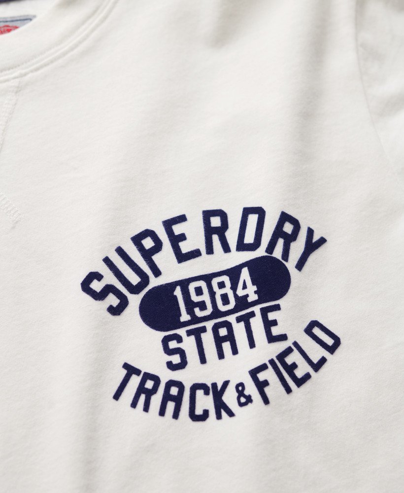 トラックフィールドグラフィックtシャツ(ニューチョークホワイト)