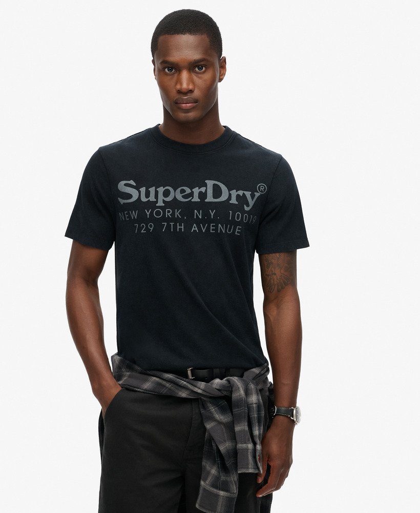 トーナル ヴェニュー ロゴ tシャツ(ジェットブラック)
