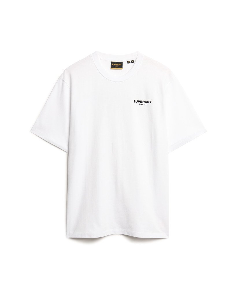 鮮やかなホワイトのラグジュアリースポーツルーズtシャツ