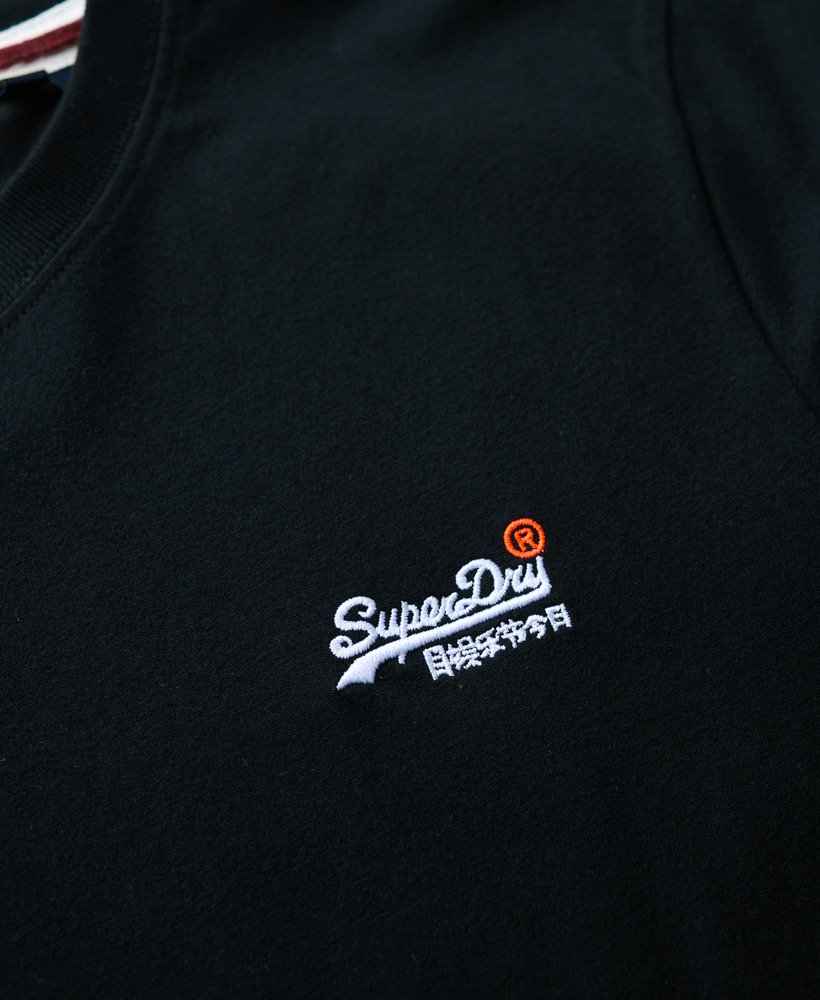 エッセンシャル刺繍tシャツ(ブラック)