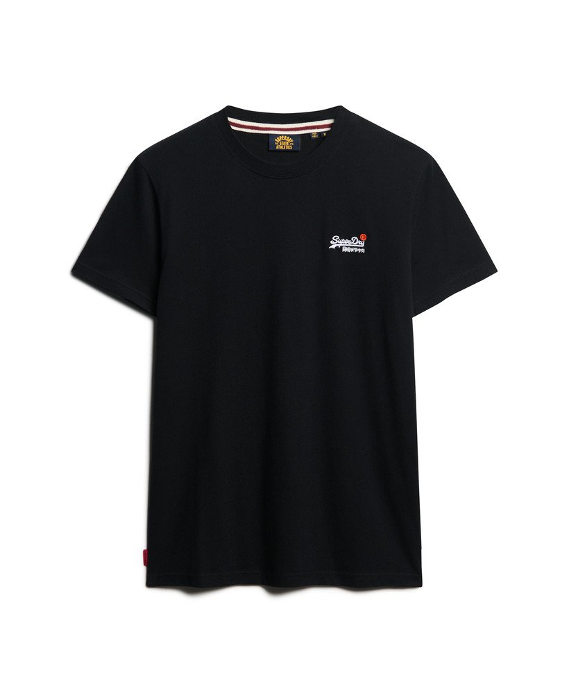 エッセンシャル刺繍tシャツ(ブラック)