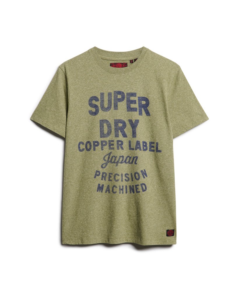 コッパーラベル ワークウェア tシャツ(ハッシュドオリーブグリット)