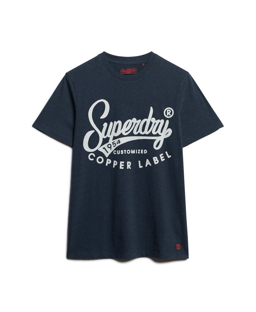 コッパーラベル ワークウェア tシャツ(サープラス ブラック ブルー グリット)