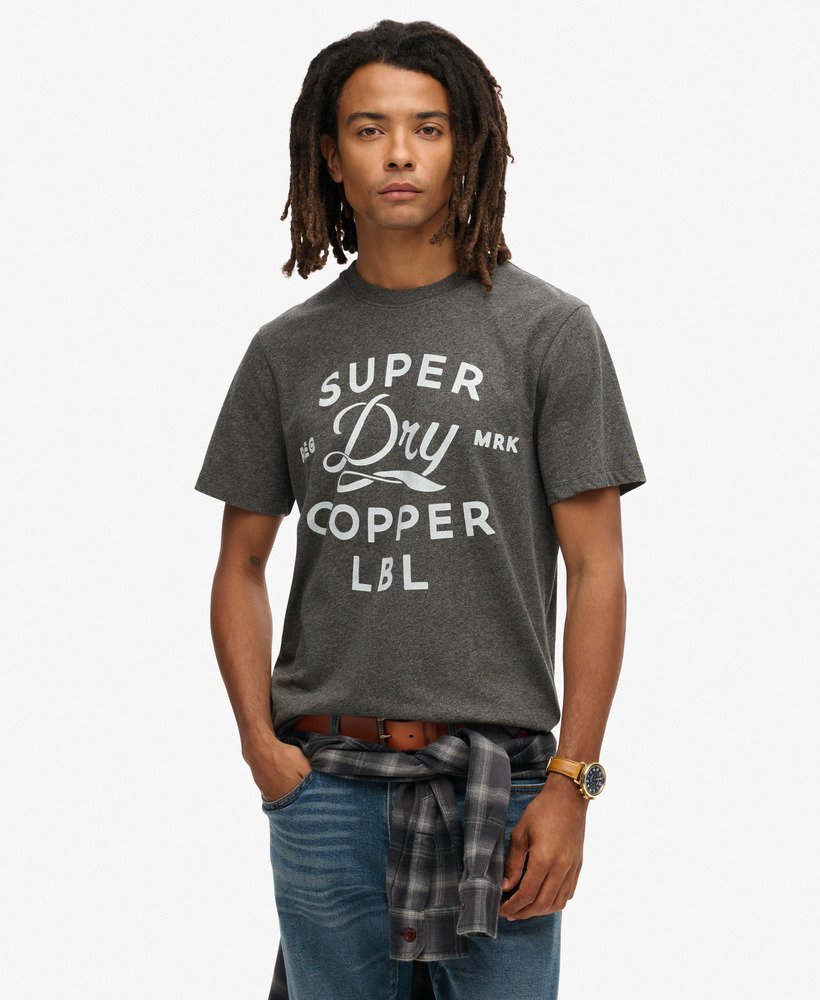 コッパーラベル ワークウェア tシャツ(サープラス グラベル グレー グリット)