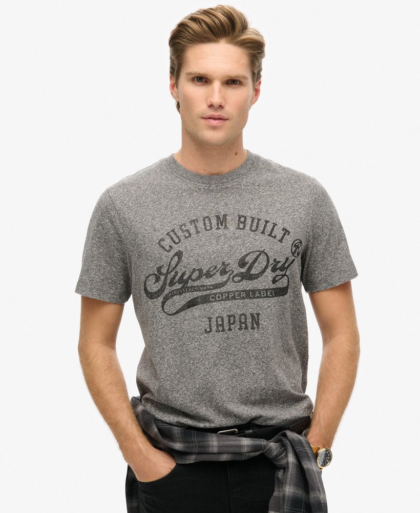 コッパーラベル ワークウェア tシャツ ライトグレー トゥルーグリット