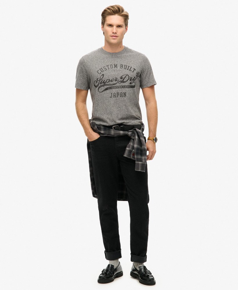 コッパーラベル ワークウェア tシャツ ライトグレー トゥルーグリット