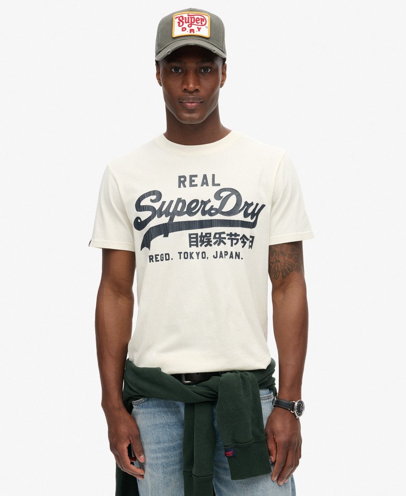 ヴィンテージロゴグラフィックtシャツ(エクリュ)