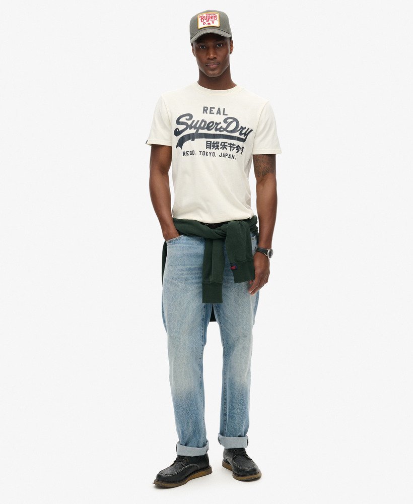 ヴィンテージロゴグラフィックtシャツ(エクリュ)