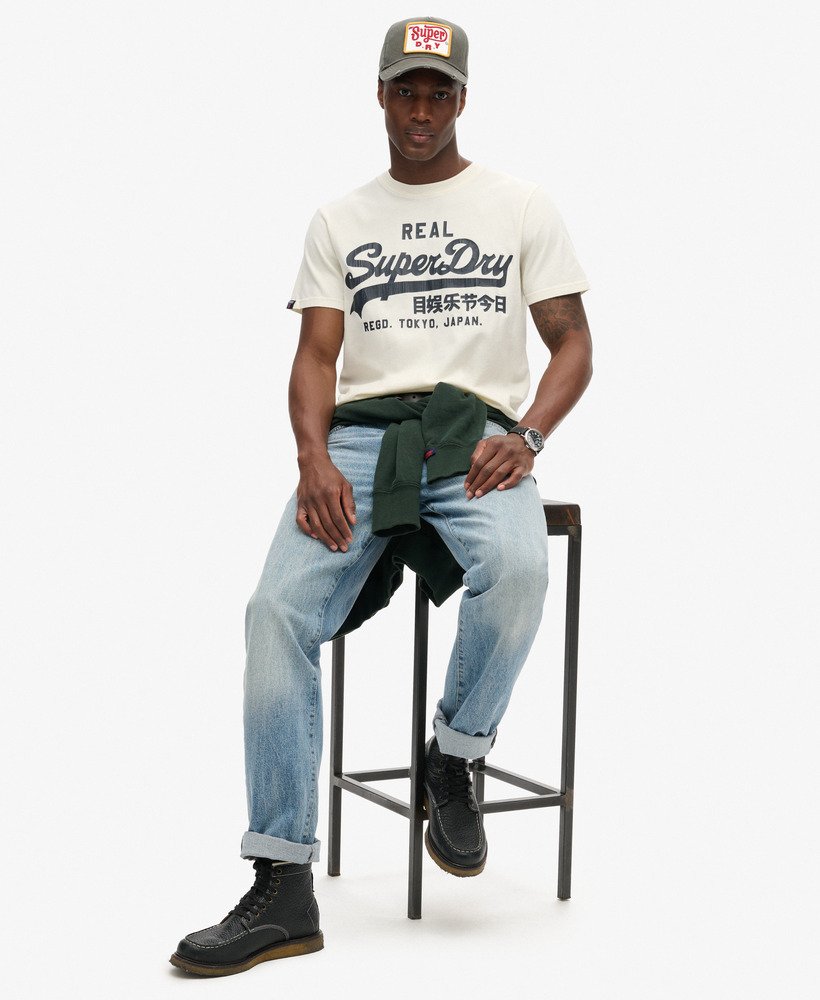 ヴィンテージロゴグラフィックtシャツ(エクリュ)