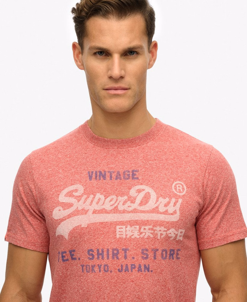 ヴィンテージロゴ入りクラシックリラックスTシャツ