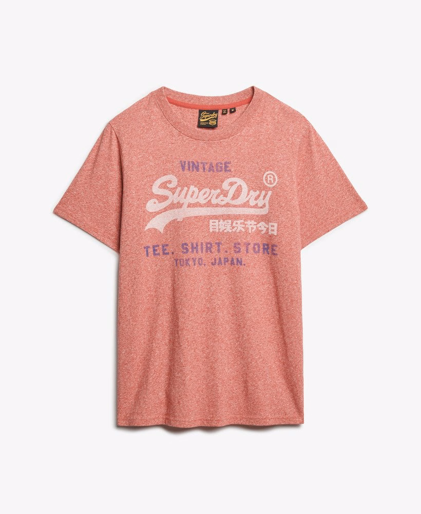 ヴィンテージロゴ入りクラシックリラックスTシャツ