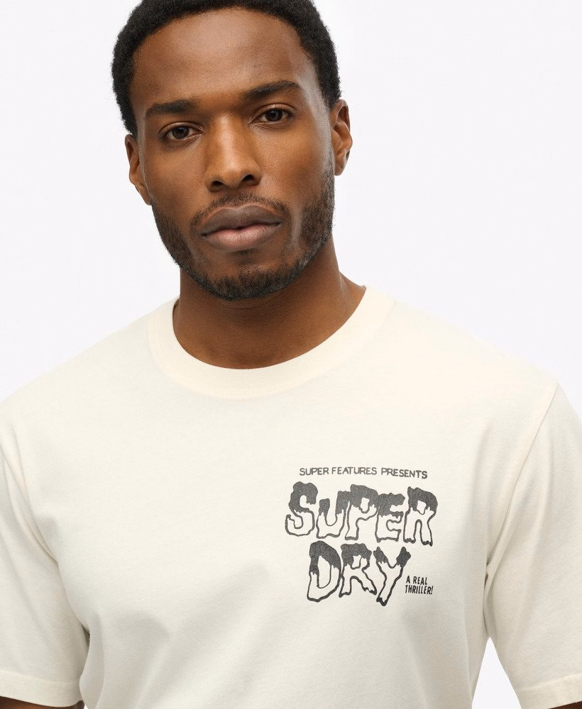 B級映画風グラフィックTシャツ(ゆったりめ)